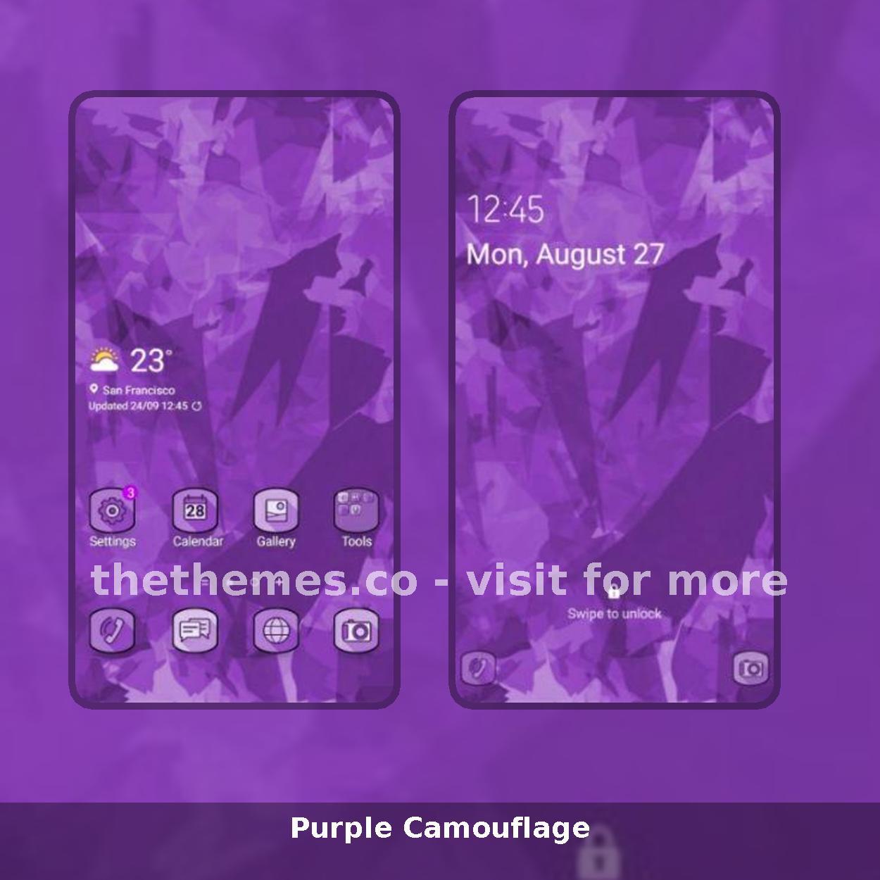 Purple Camouflage