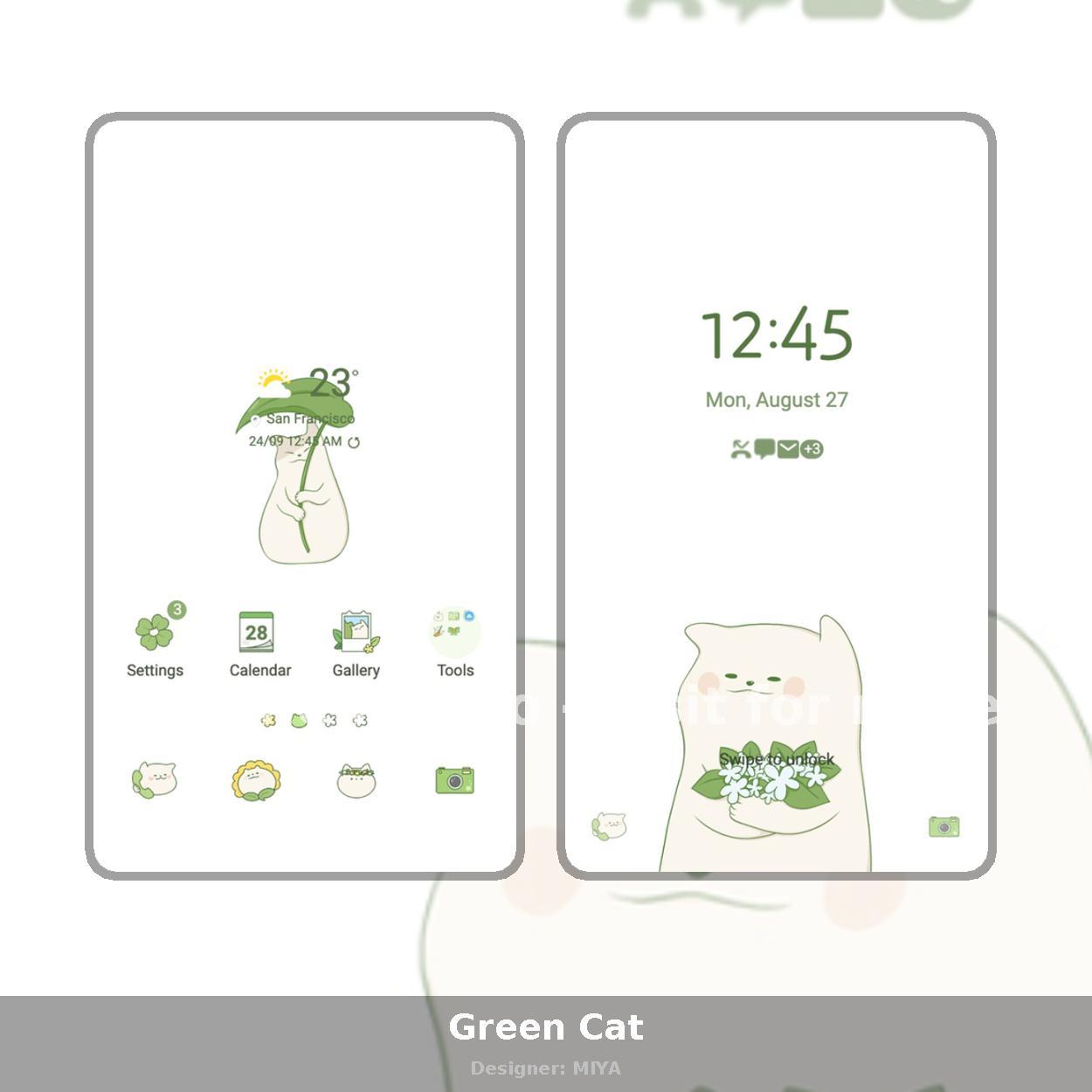 Green Cat