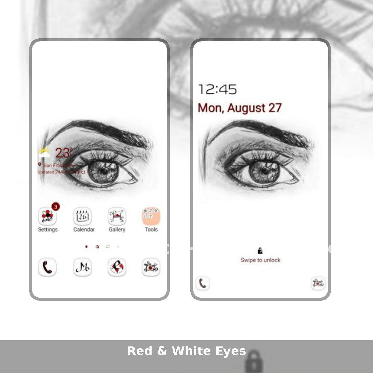 Red & White Eyes