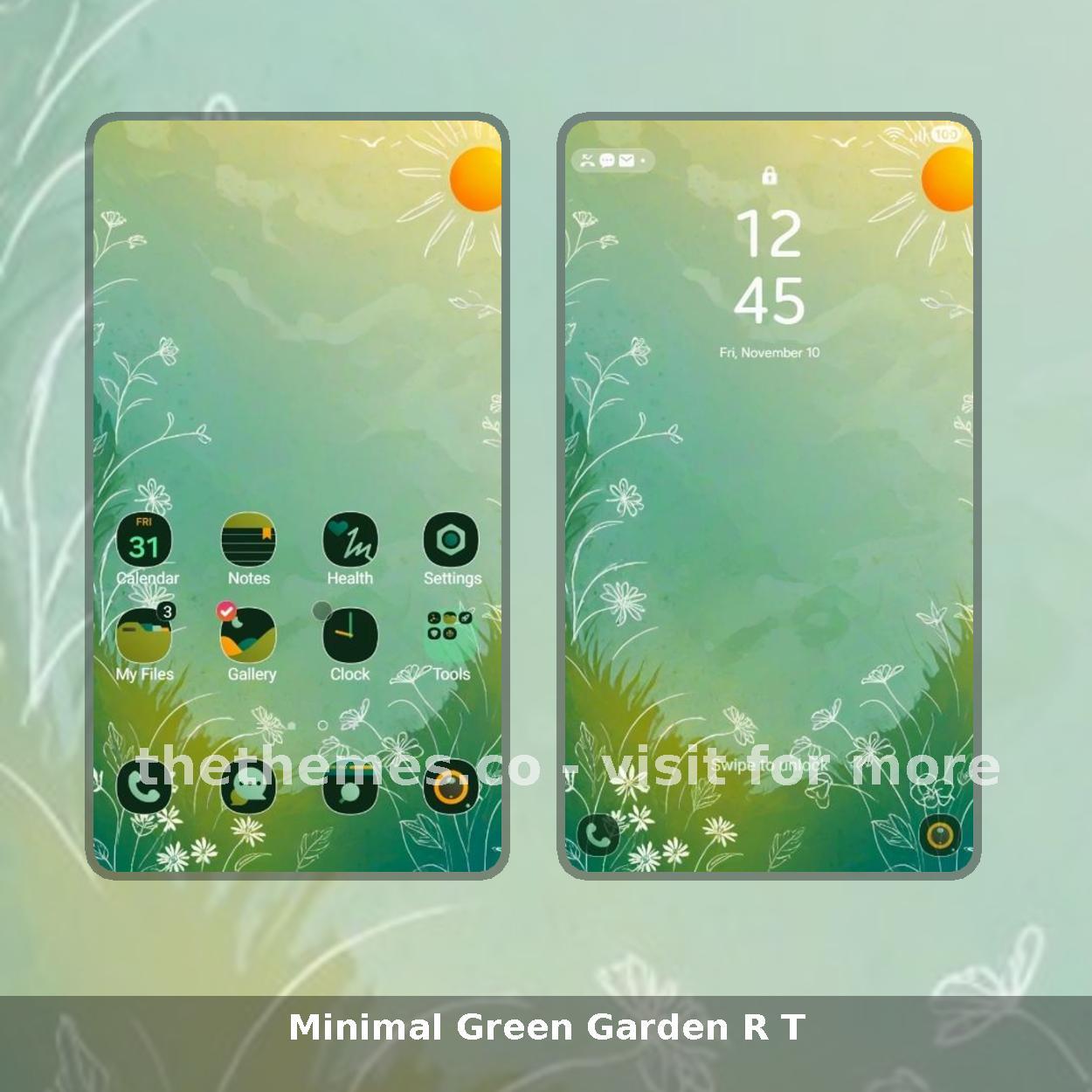 Minimal Green Garden R T