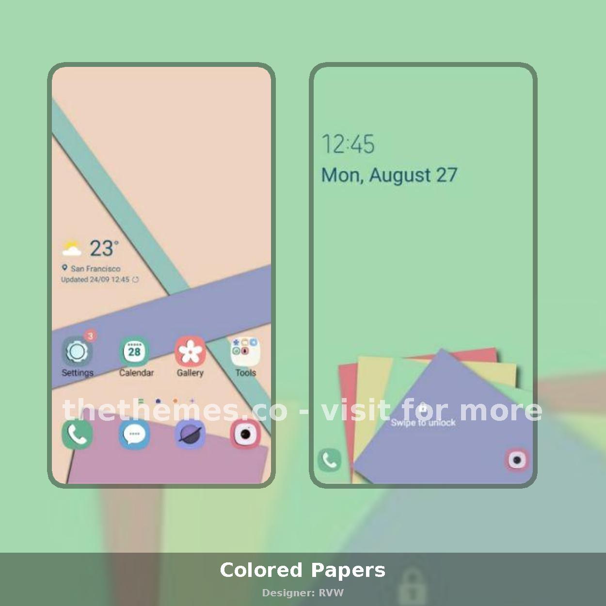 Colored Papers