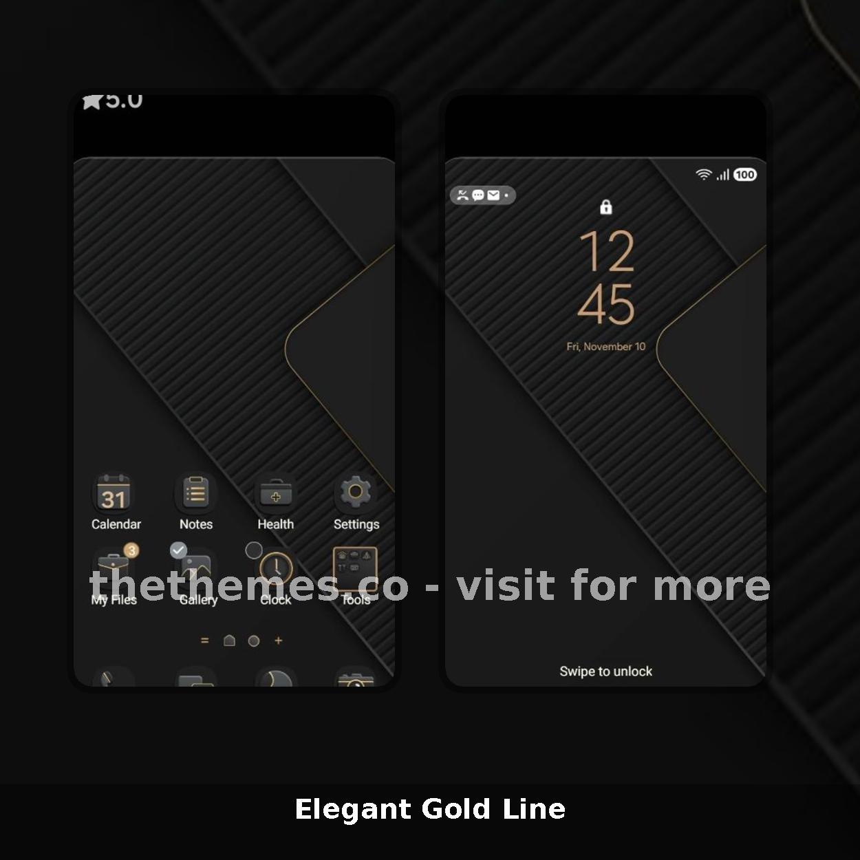 Elegant Gold Line