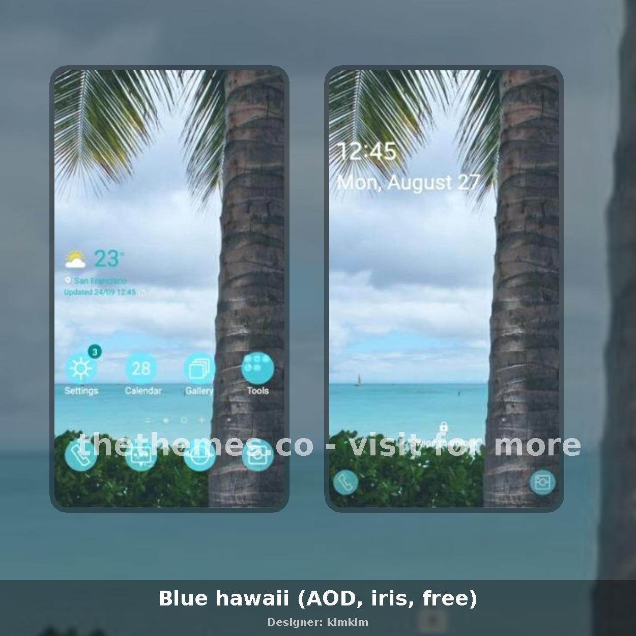 Blue hawaii (AOD, iris, free)