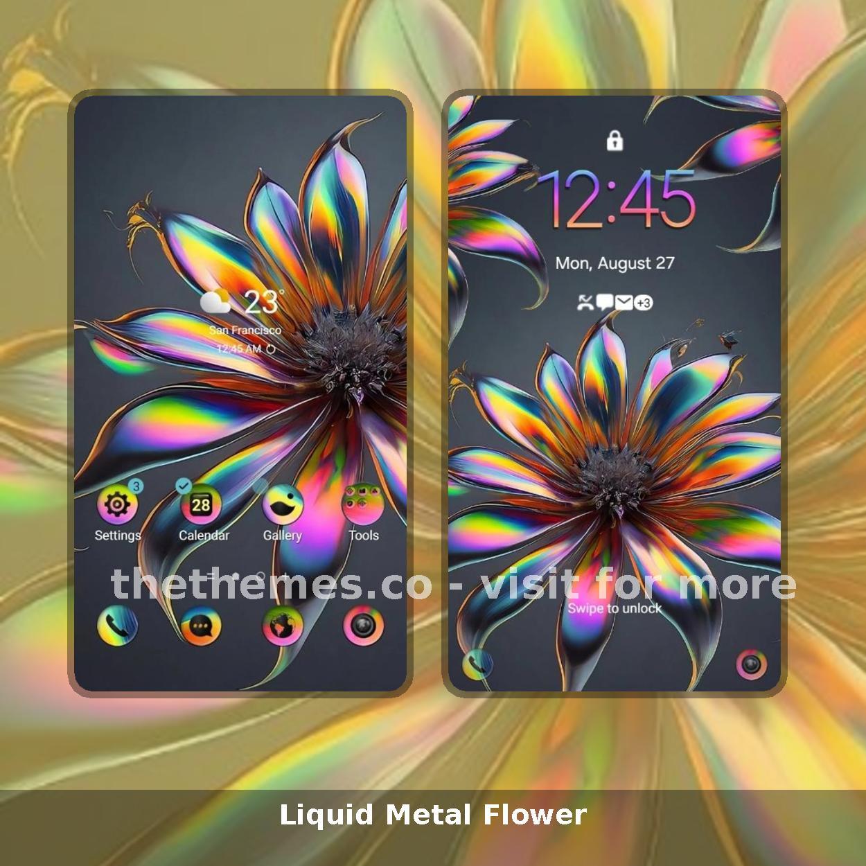 Liquid Metal Flower
