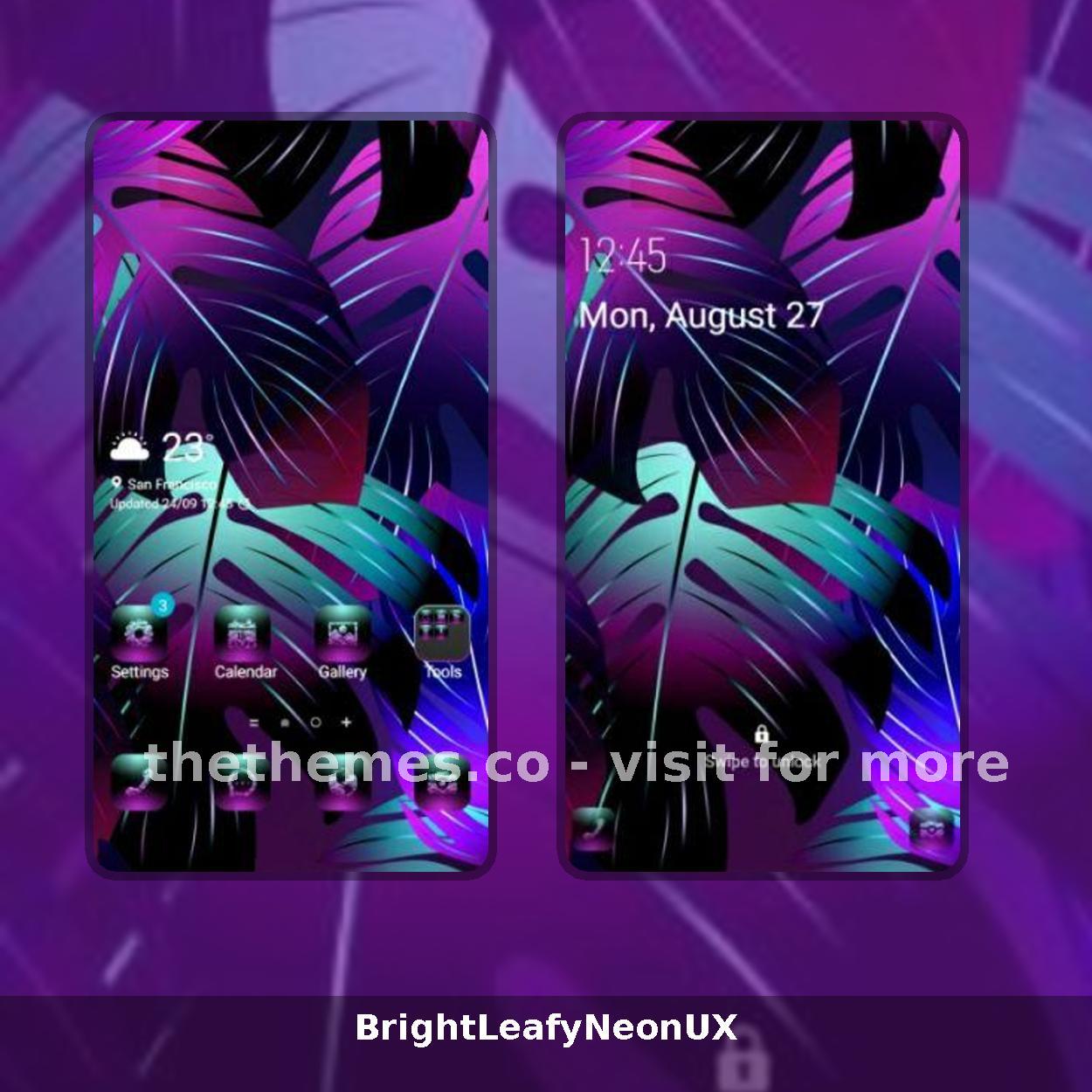 BrightLeafyNeonUX