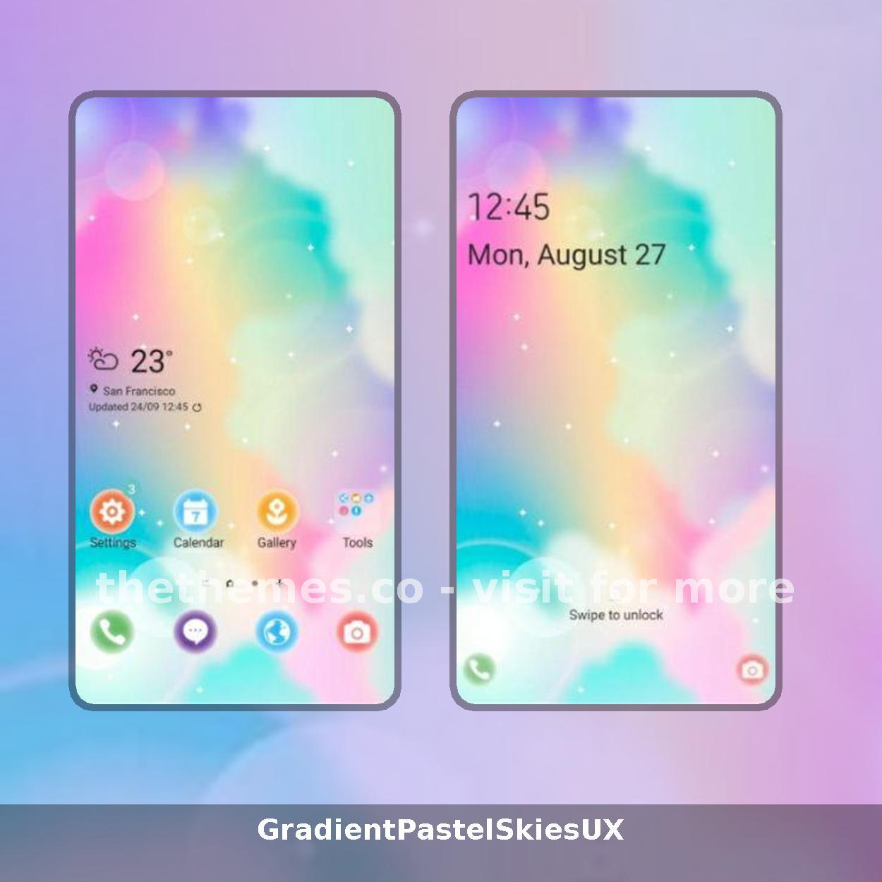 GradientPastelSkiesUX