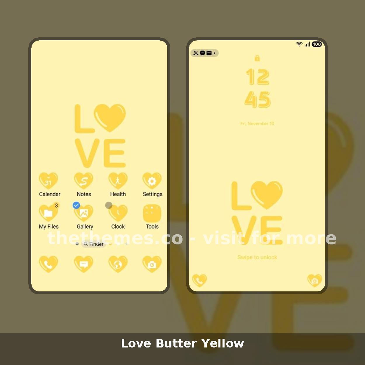 Love Butter Yellow