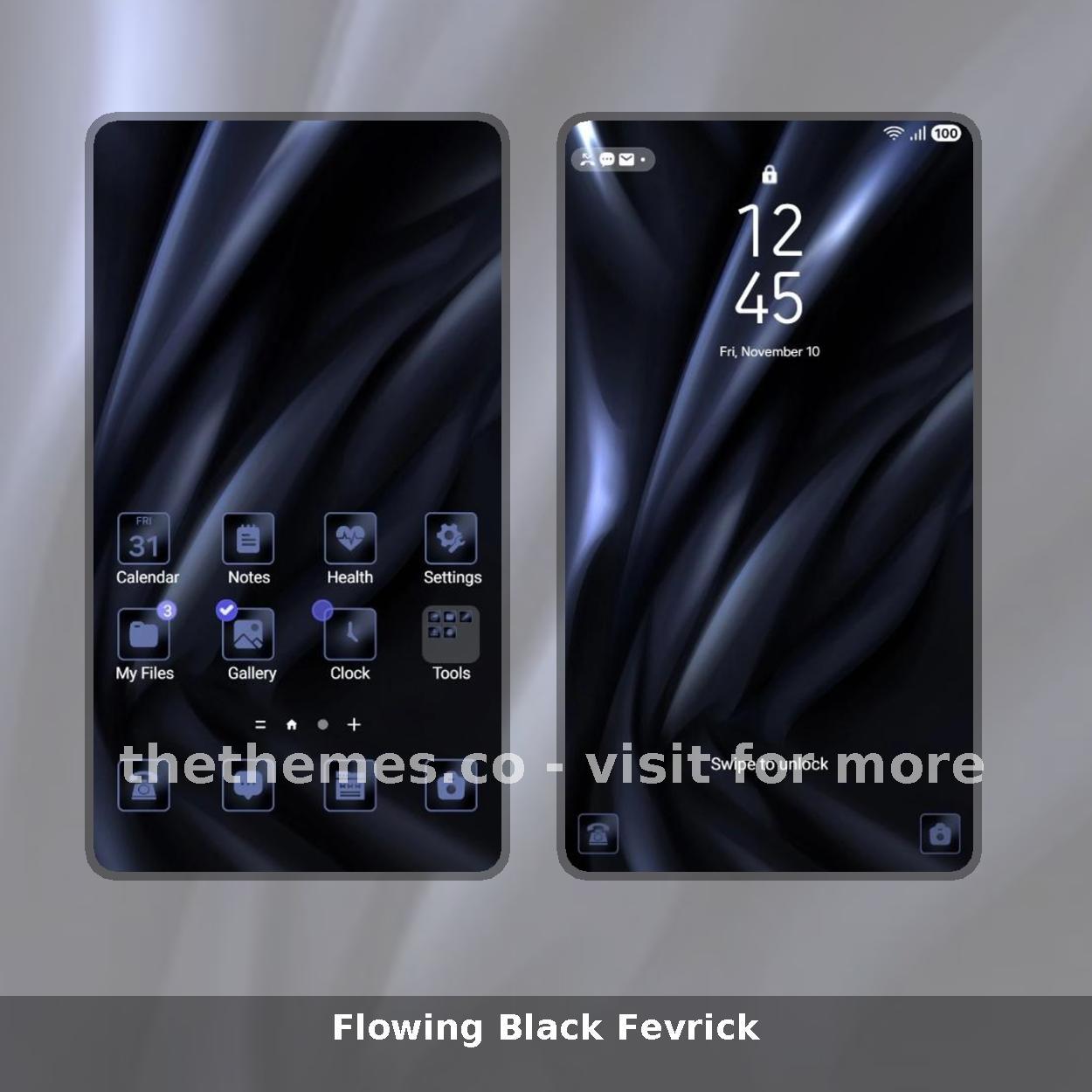 Flowing Black Fevrick