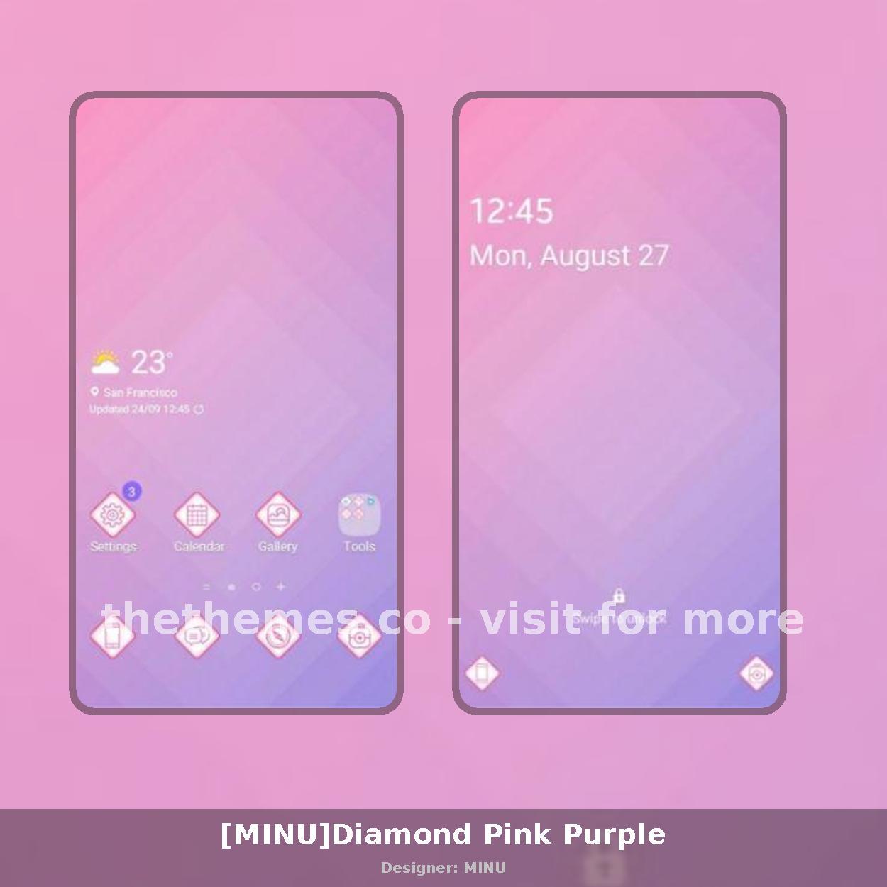 [MINU]Diamond Pink Purple