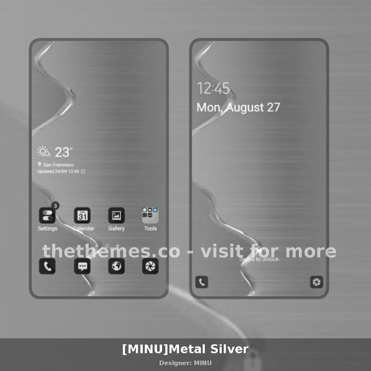 [MINU]Metal Silver