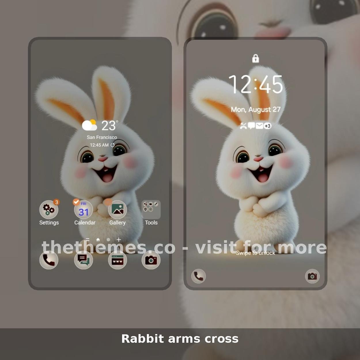 Rabbit arms cross