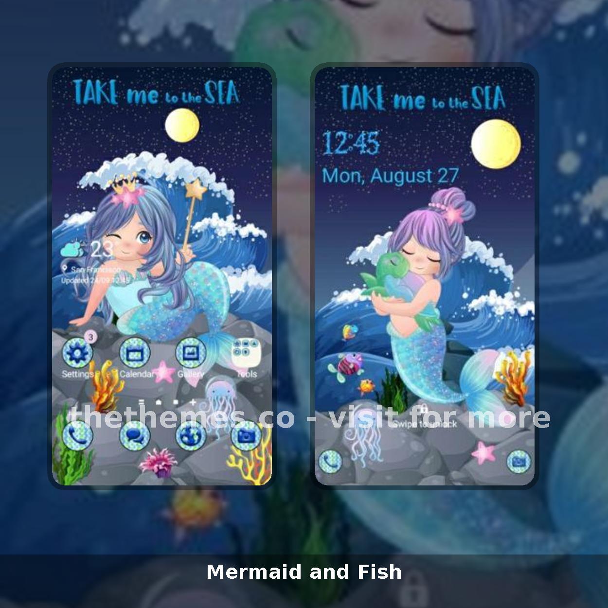 Mermaid and Fish