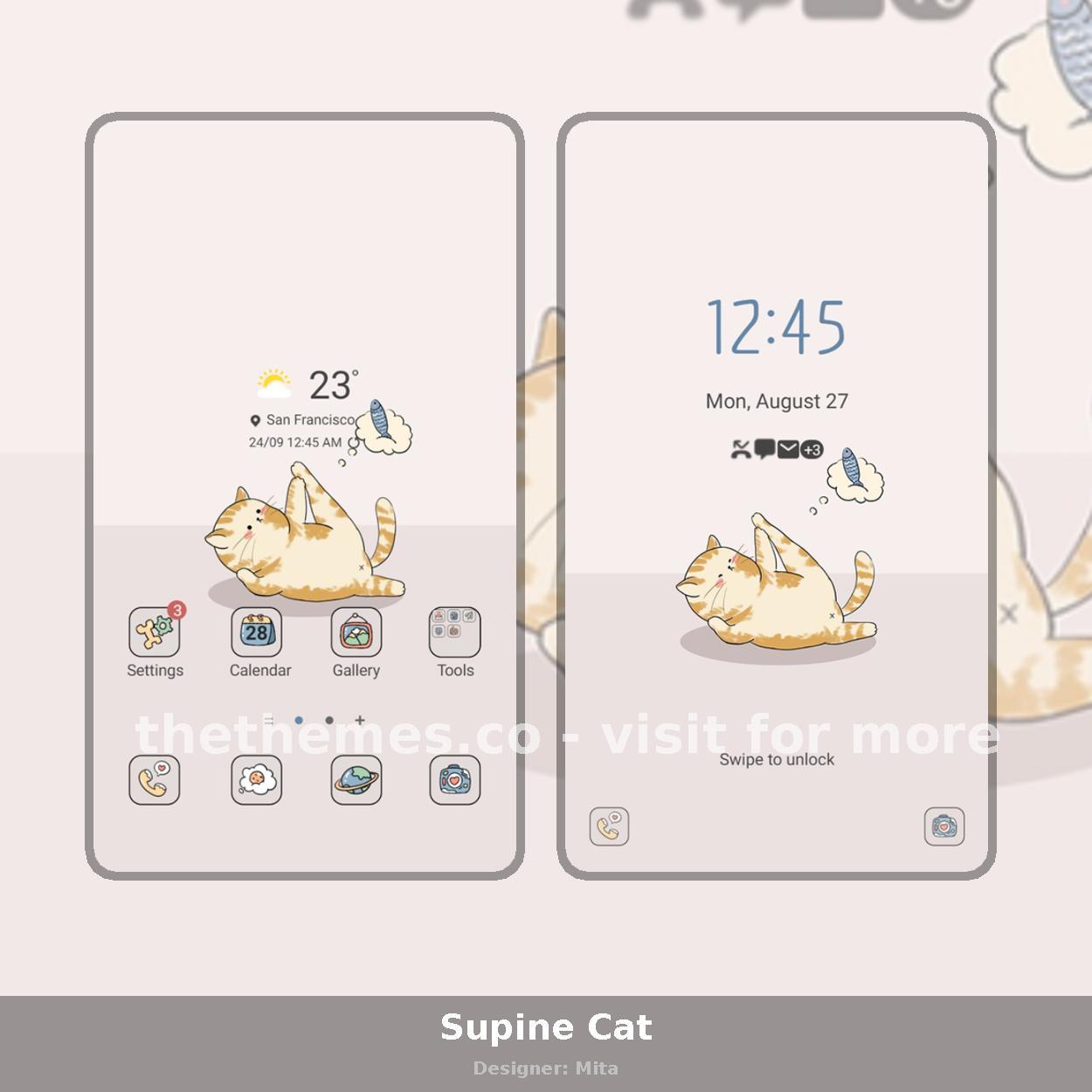 Supine Cat