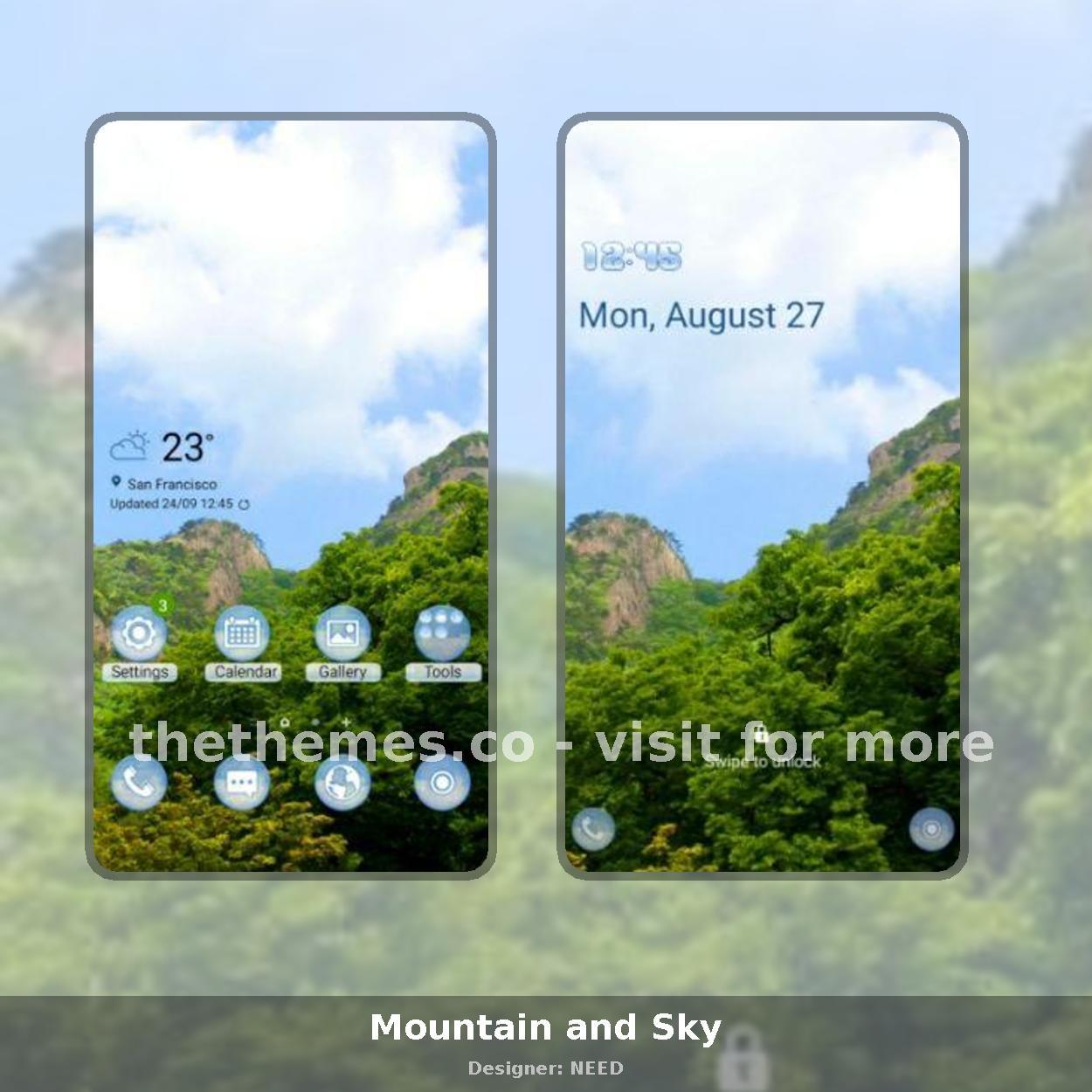 Mountain and Sky
