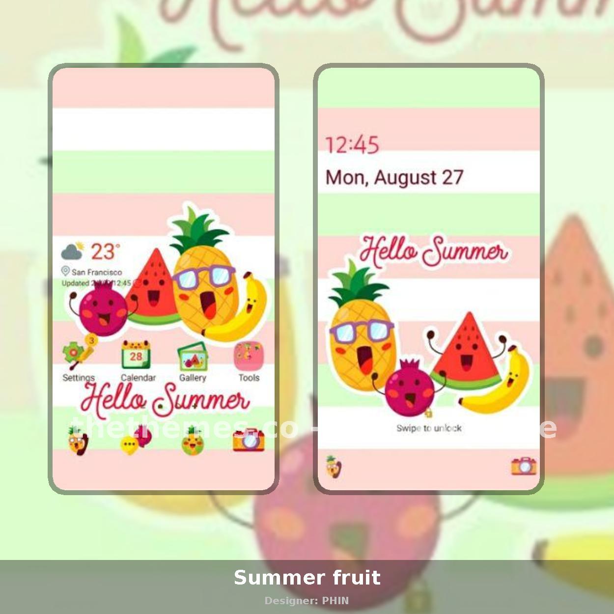Summer fruit
