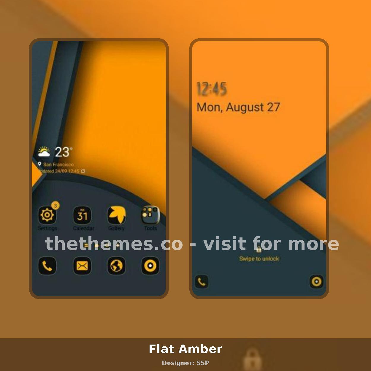 Flat Amber