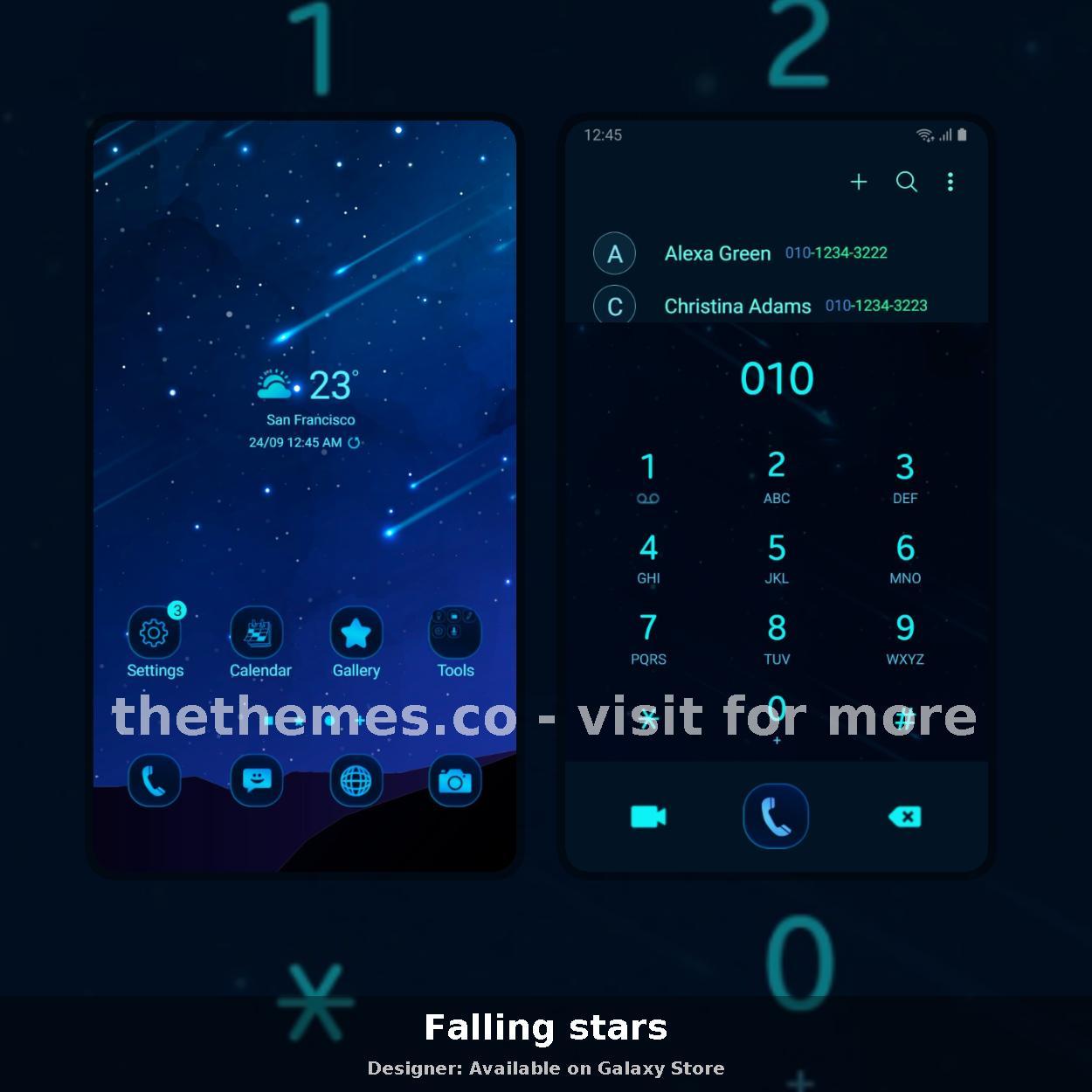 Falling stars