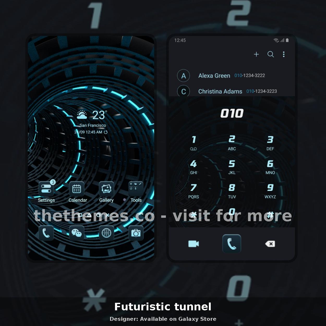 Futuristic tunnel