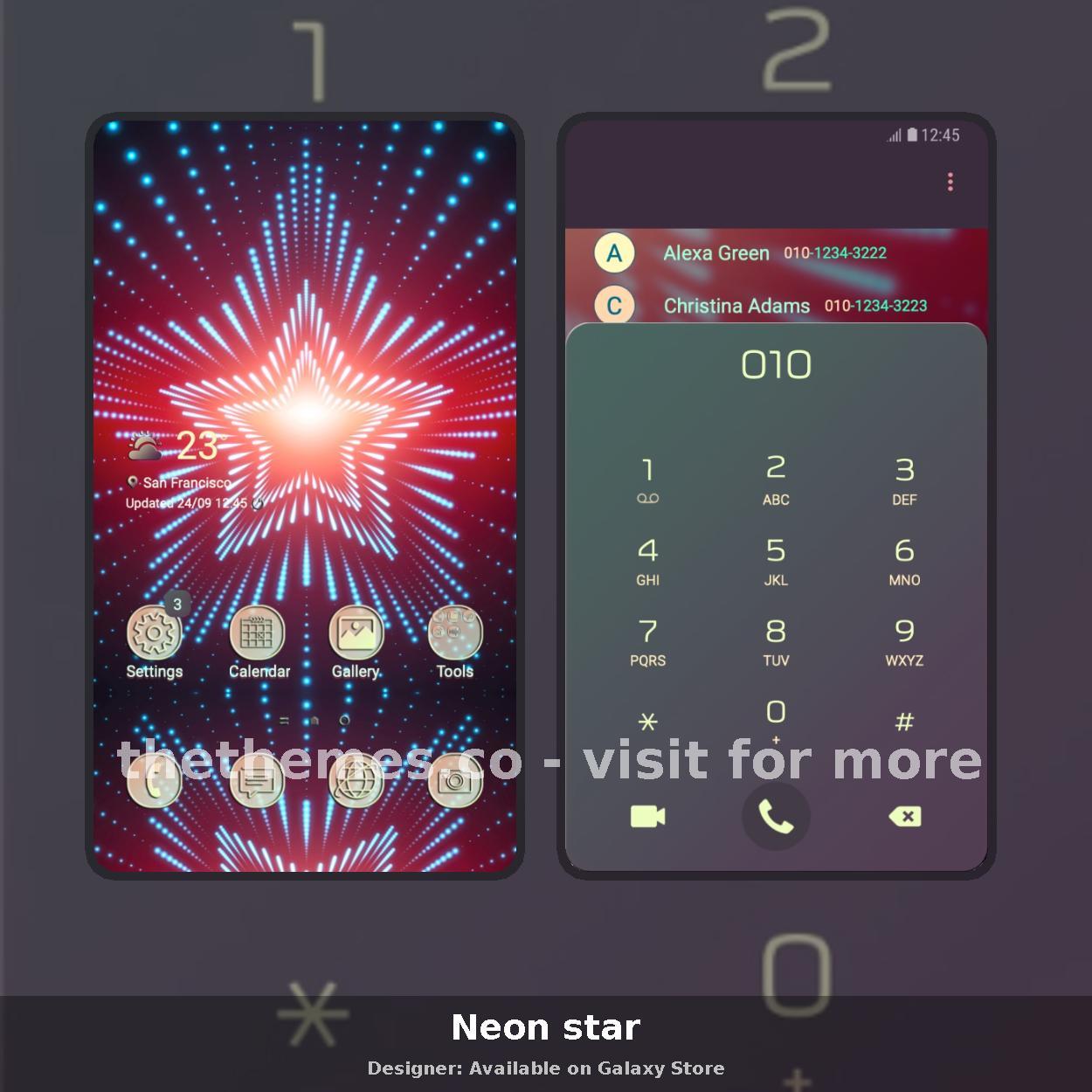 Neon star