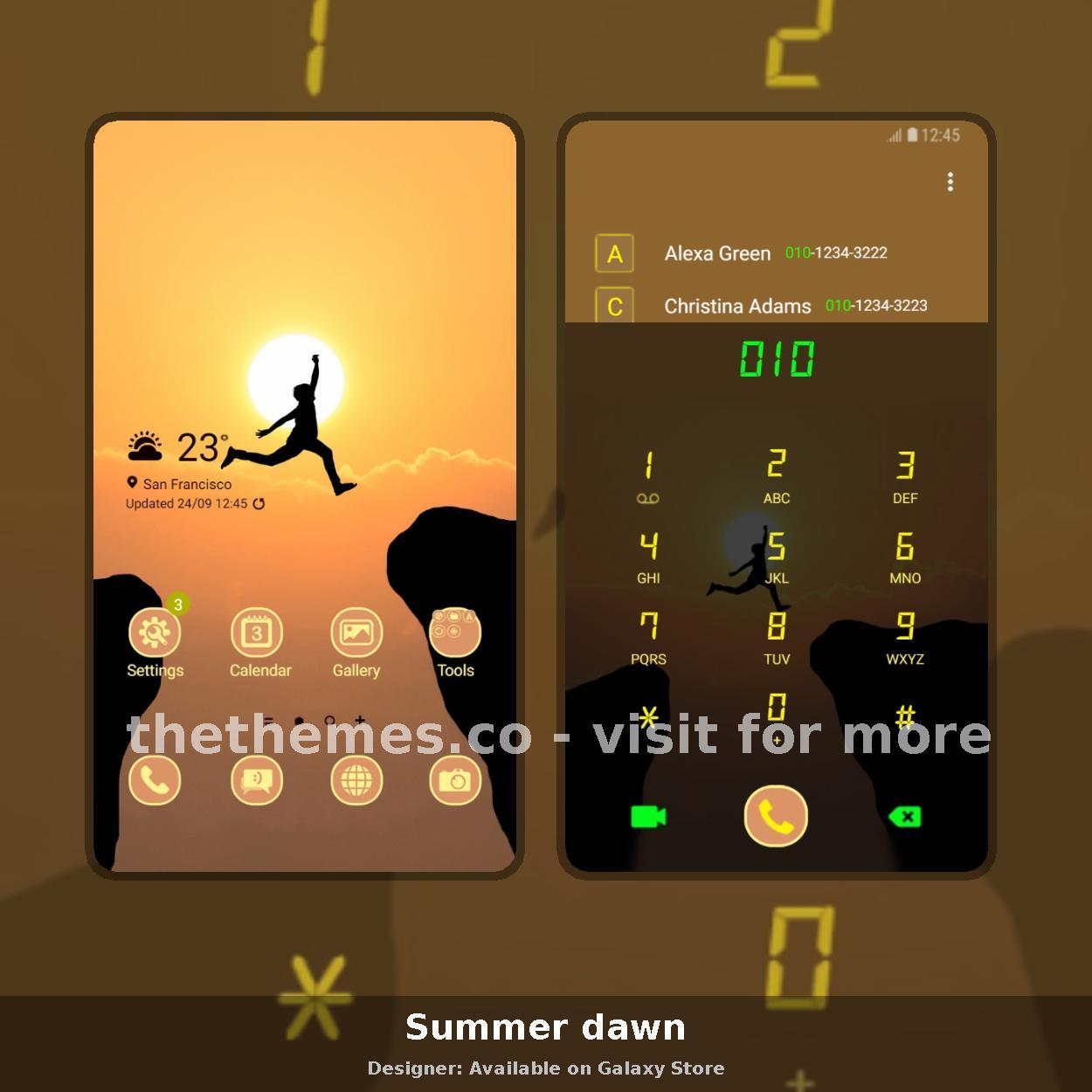 Summer dawn
