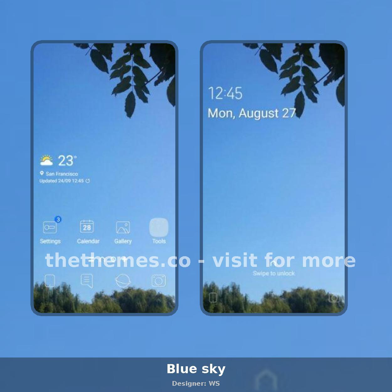 Blue sky