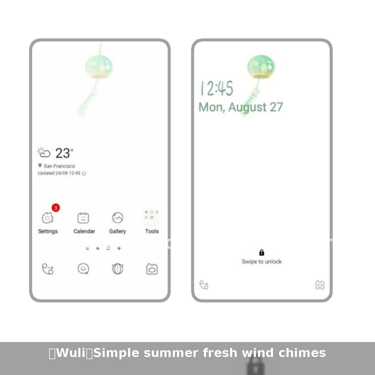 【Wuli】Simple summer fresh wind chimes
