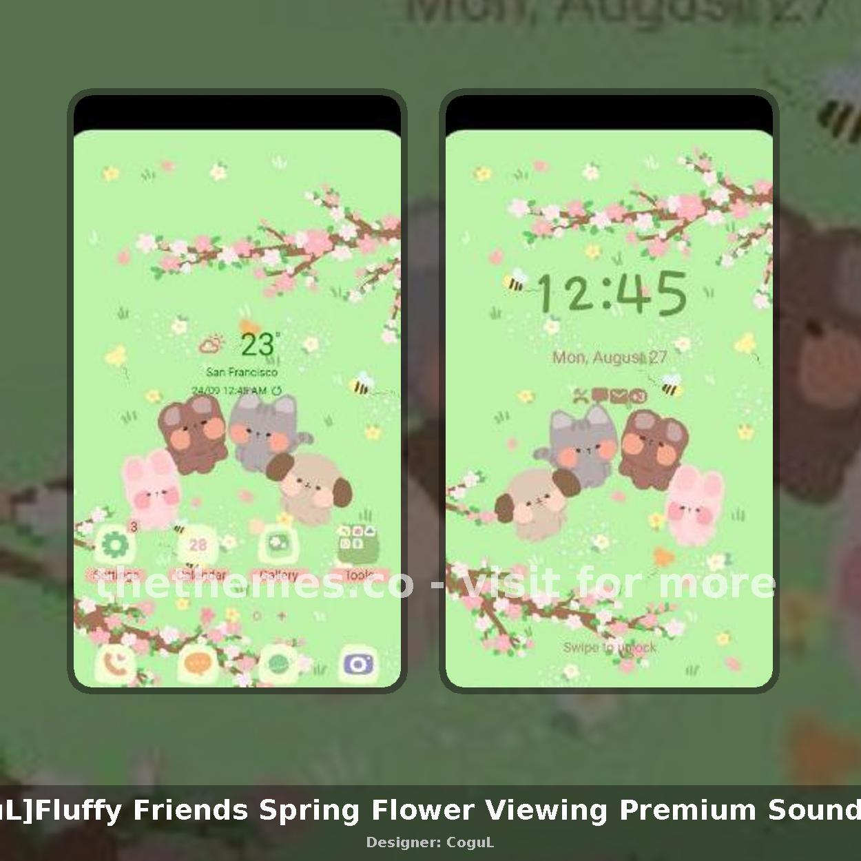 [CoguL]Fluffy Friends Spring Flower Viewing Premium Sound Pack