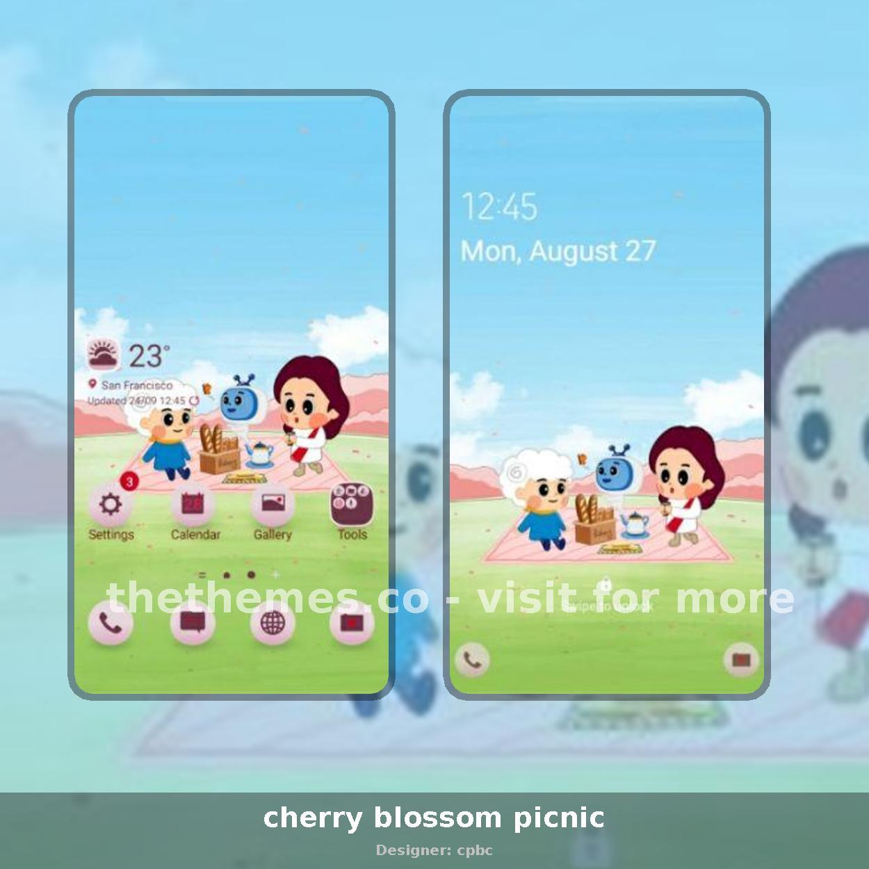 cherry blossom picnic