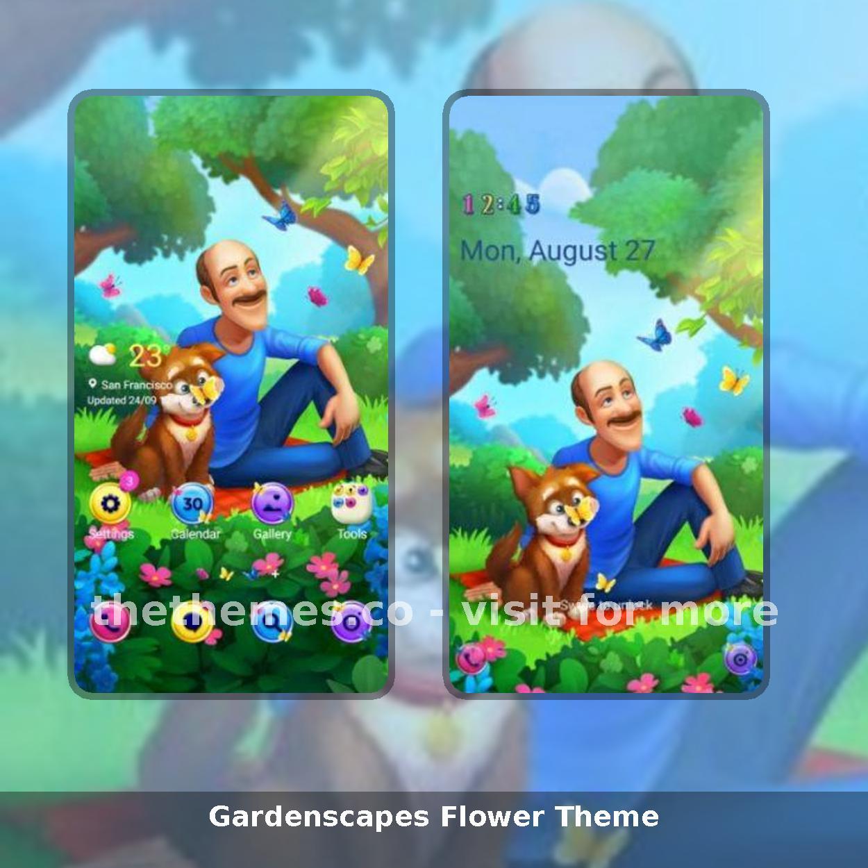 Gardenscapes Flower Theme