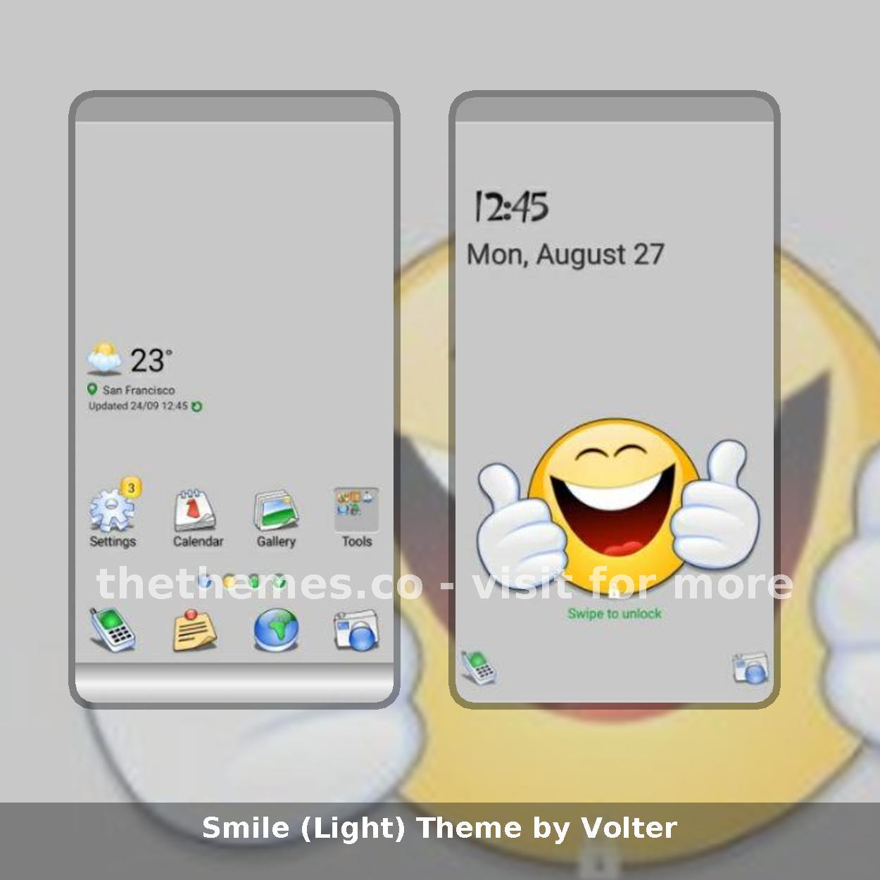Smile (Light) Theme by Volter