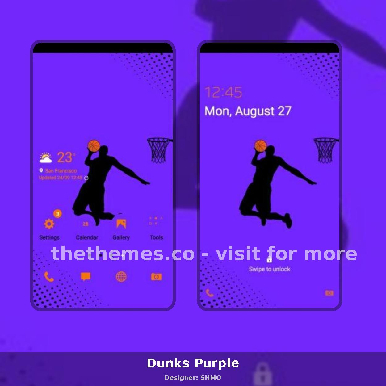 Dunks Purple