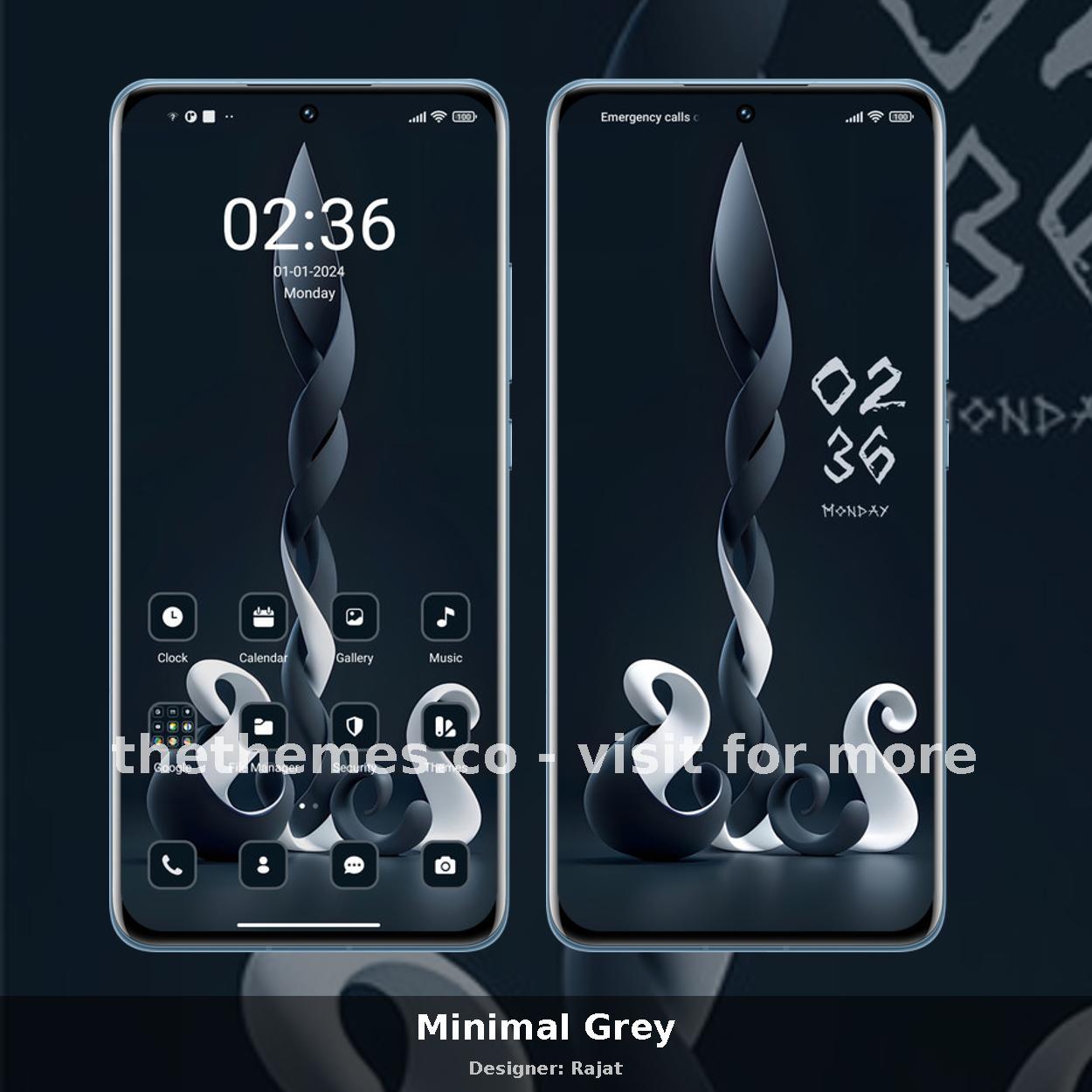 Minimal Grey