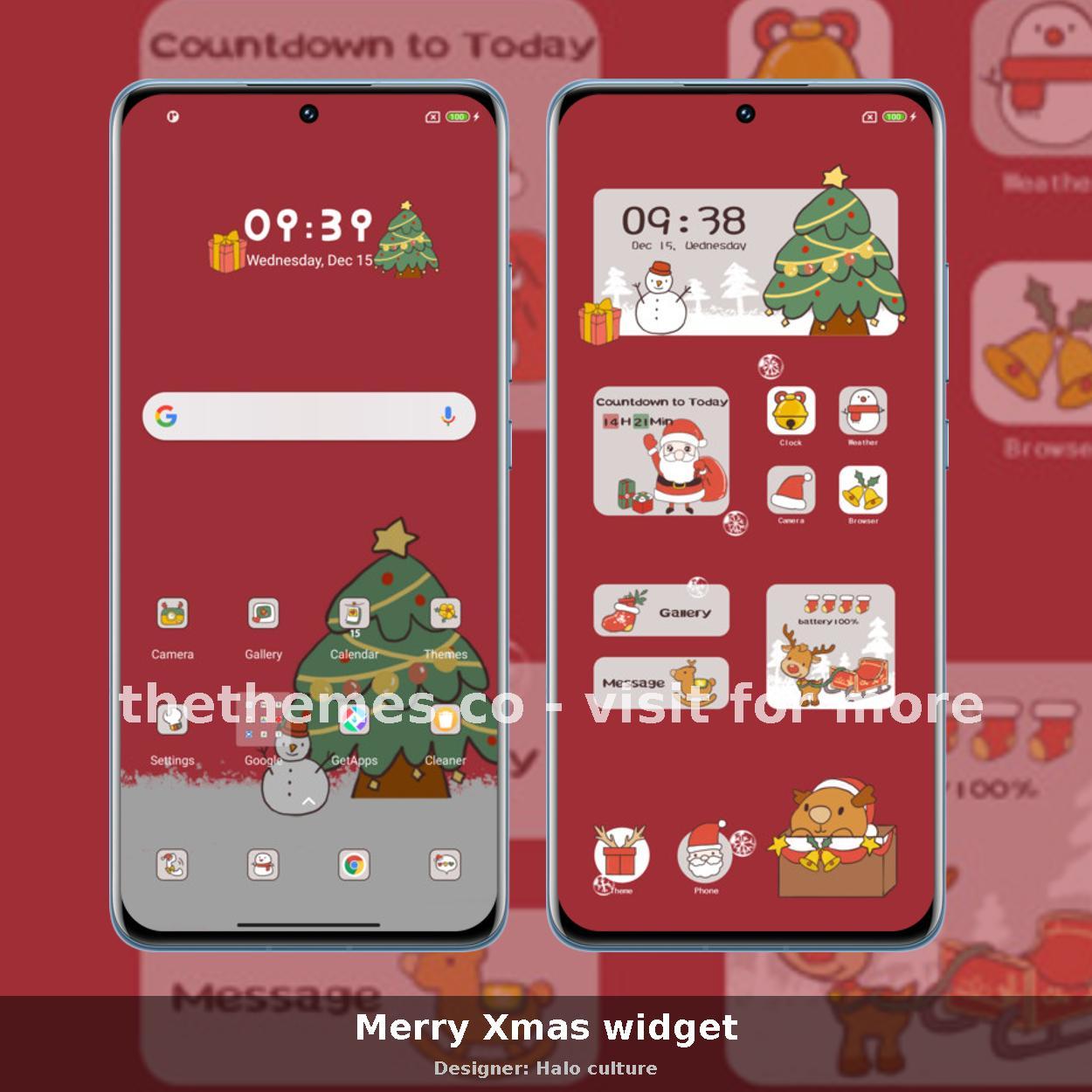 Merry Xmas widget