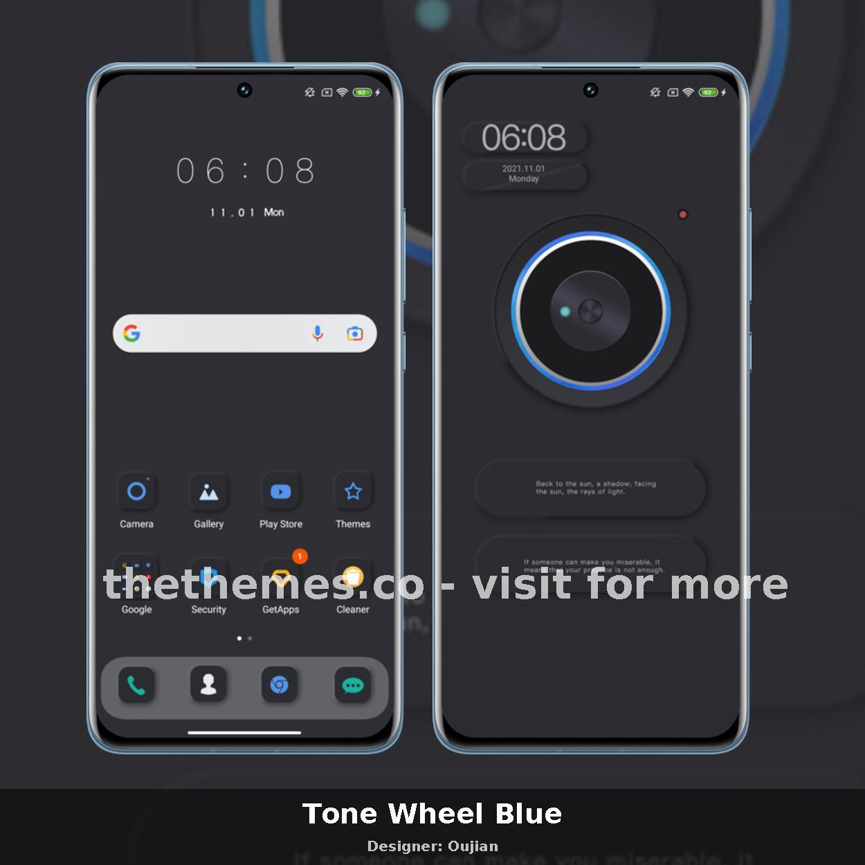 Tone Wheel Blue