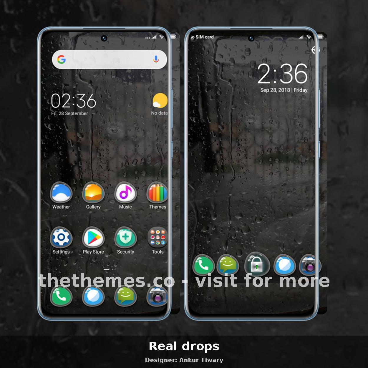 Real drops