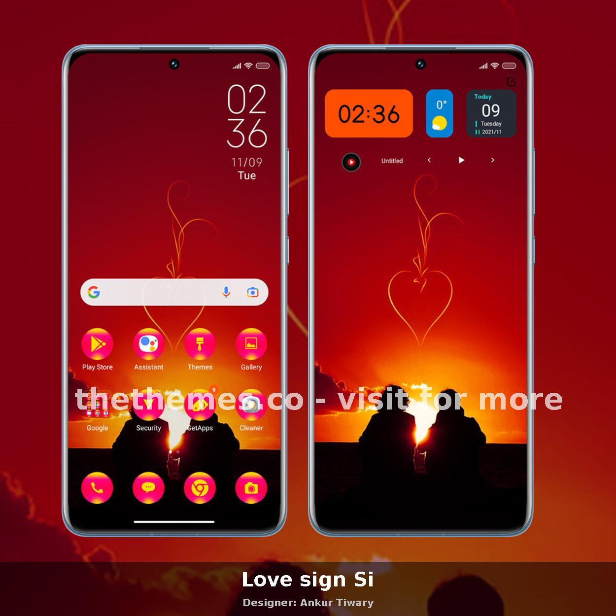 Love sign Si