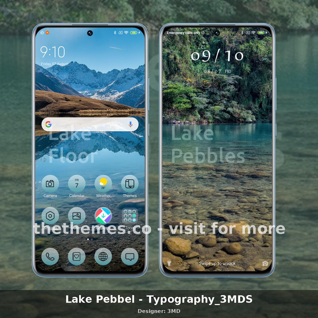 Lake Pebbel - Typography_3MDS