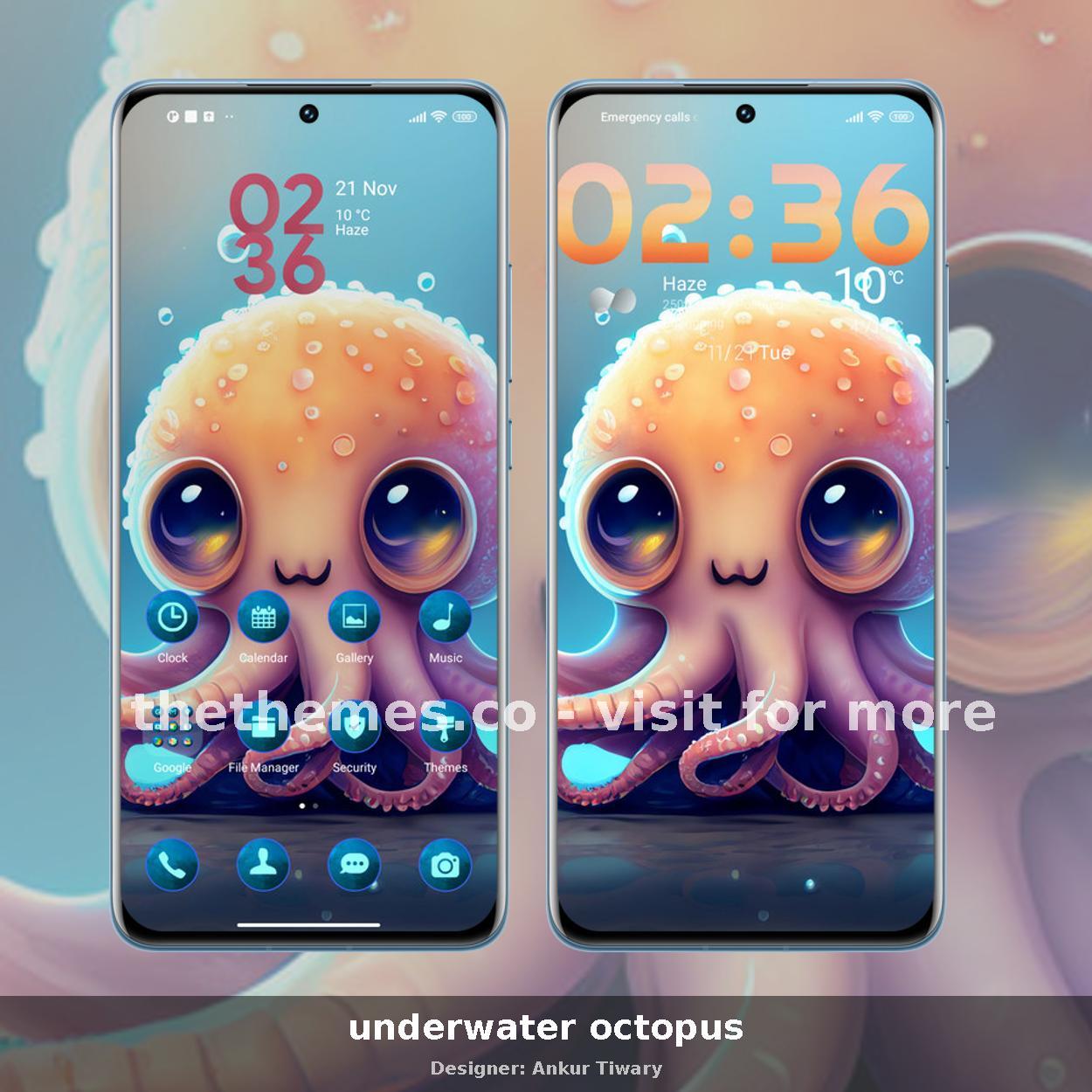 underwater octopus