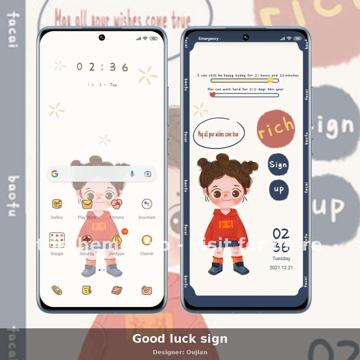 Good luck sign