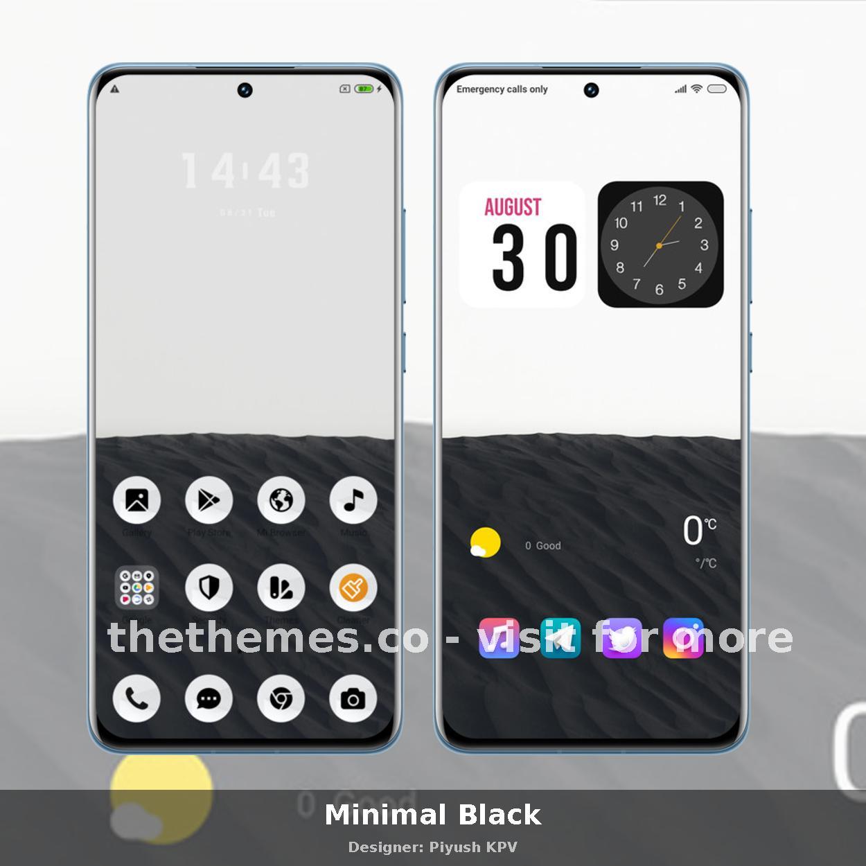 Minimal Black