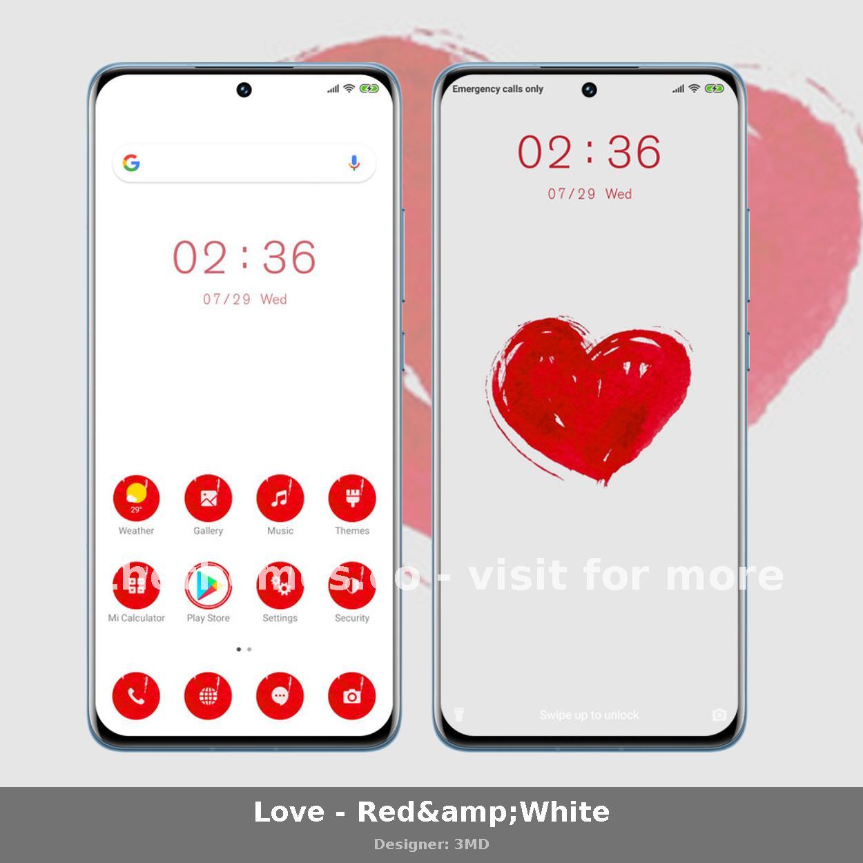 Love - Red&amp;White