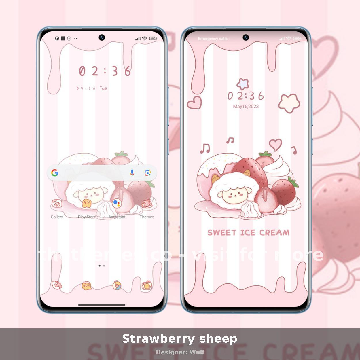 Strawberry sheep