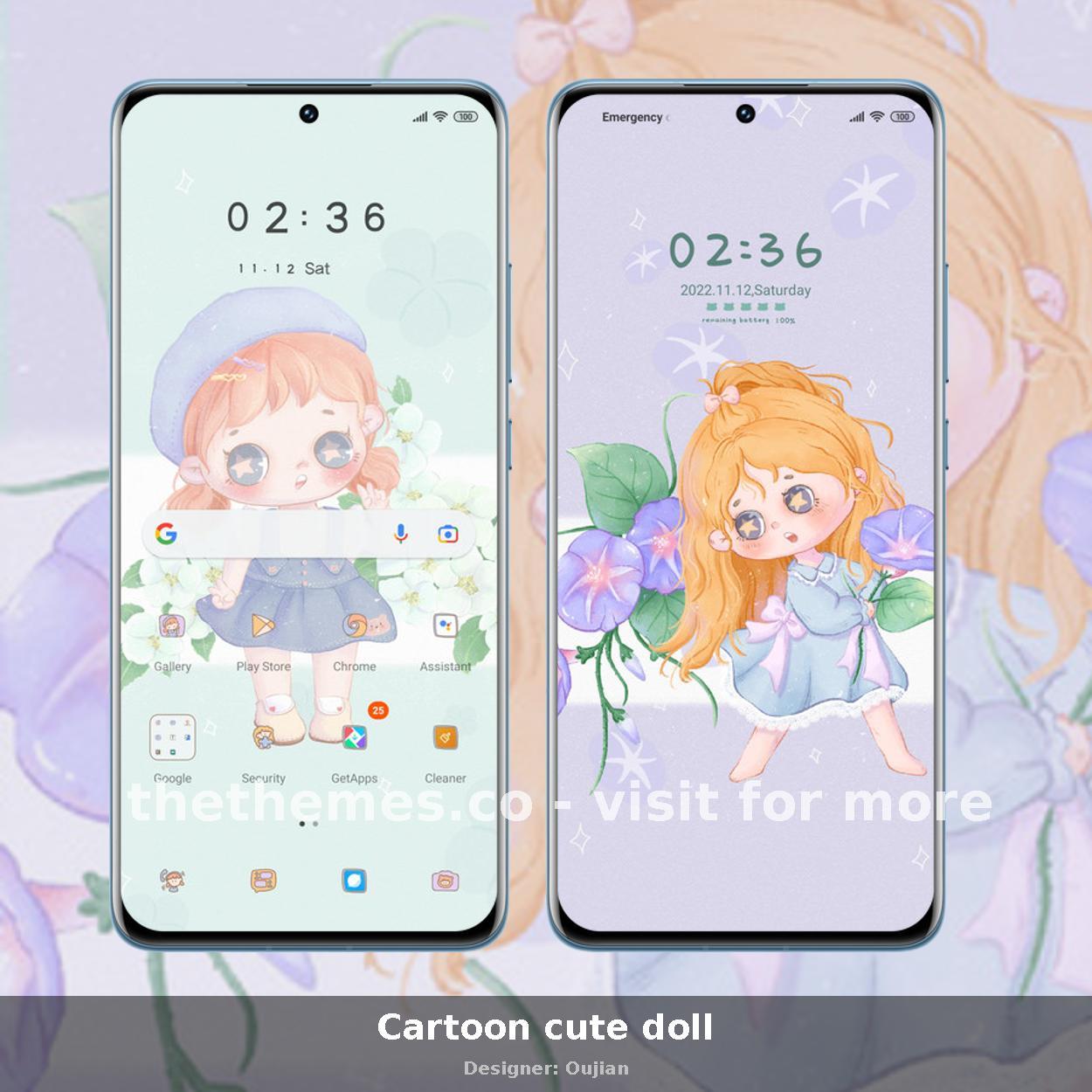 Cartoon cute doll