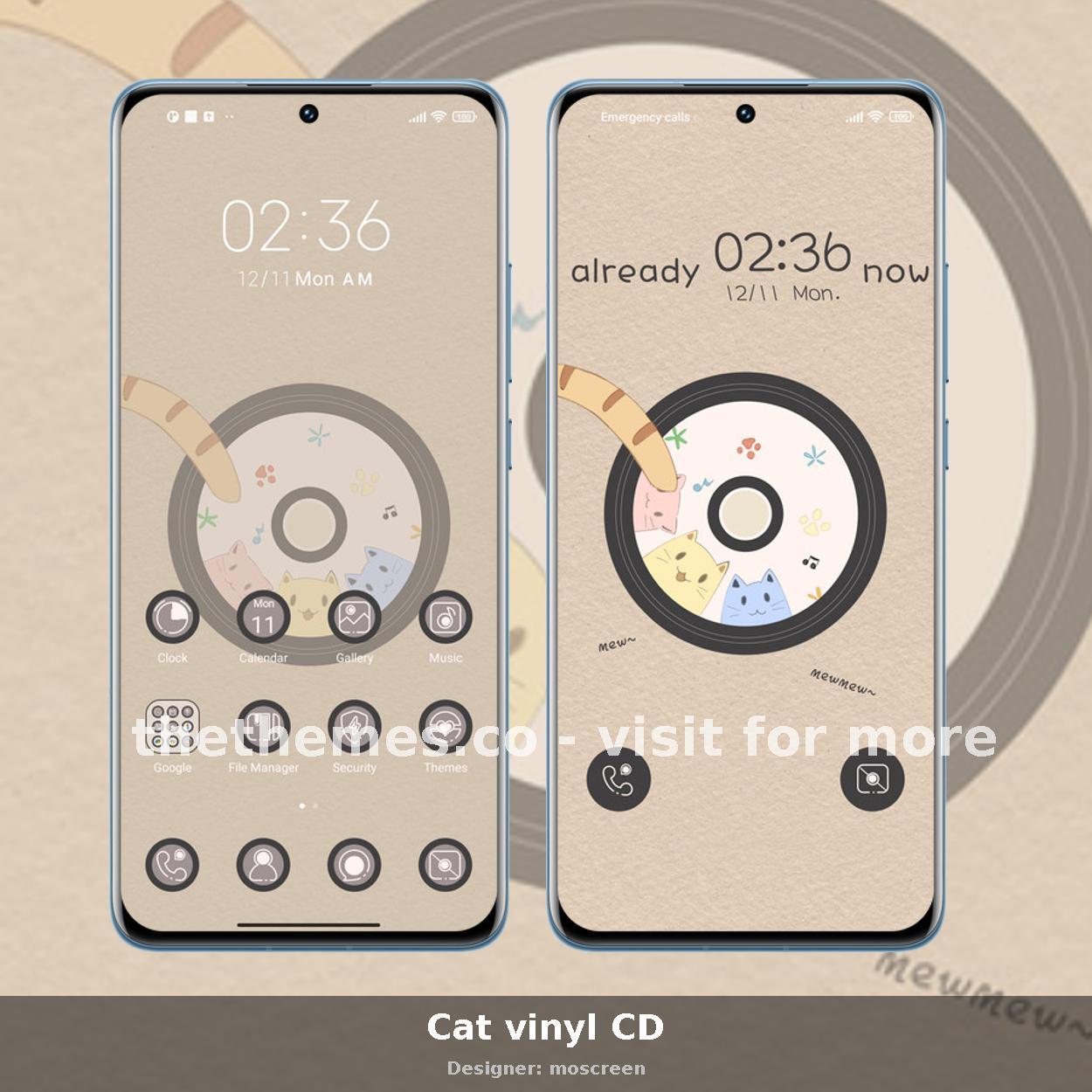 Cat vinyl CD