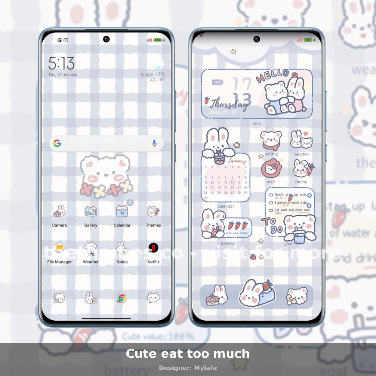 Cute eat too much