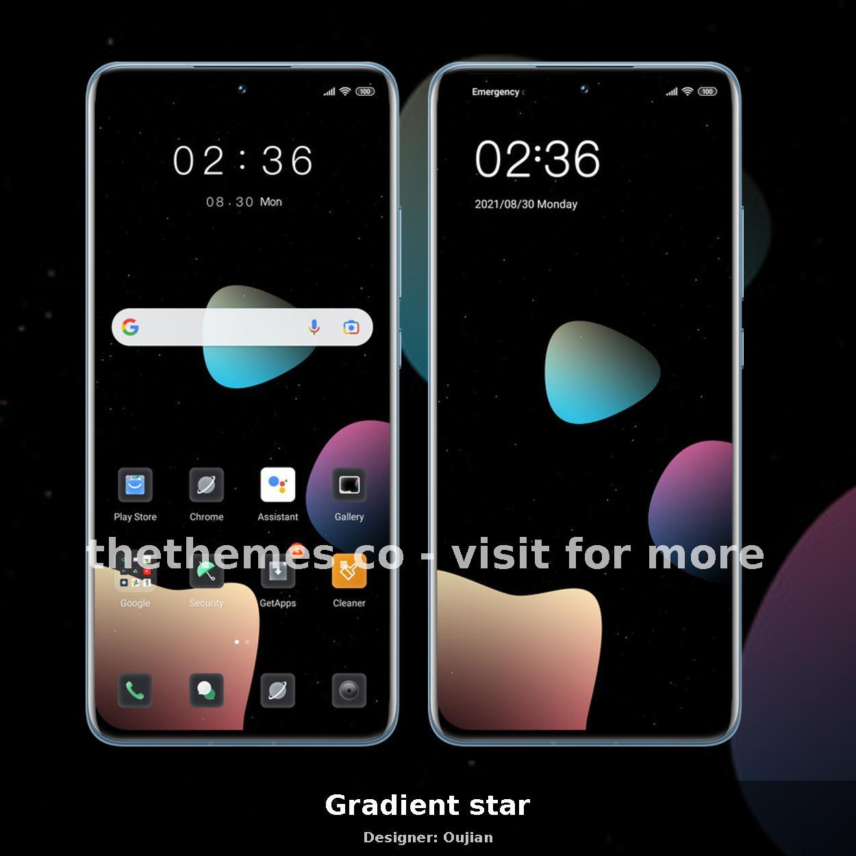 Gradient star