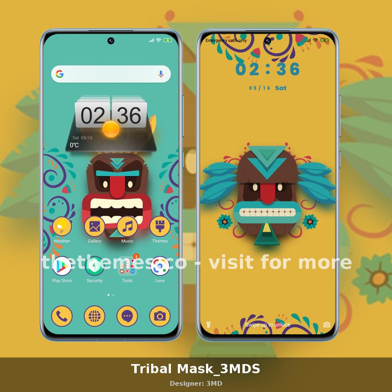 Tribal Mask_3MDS