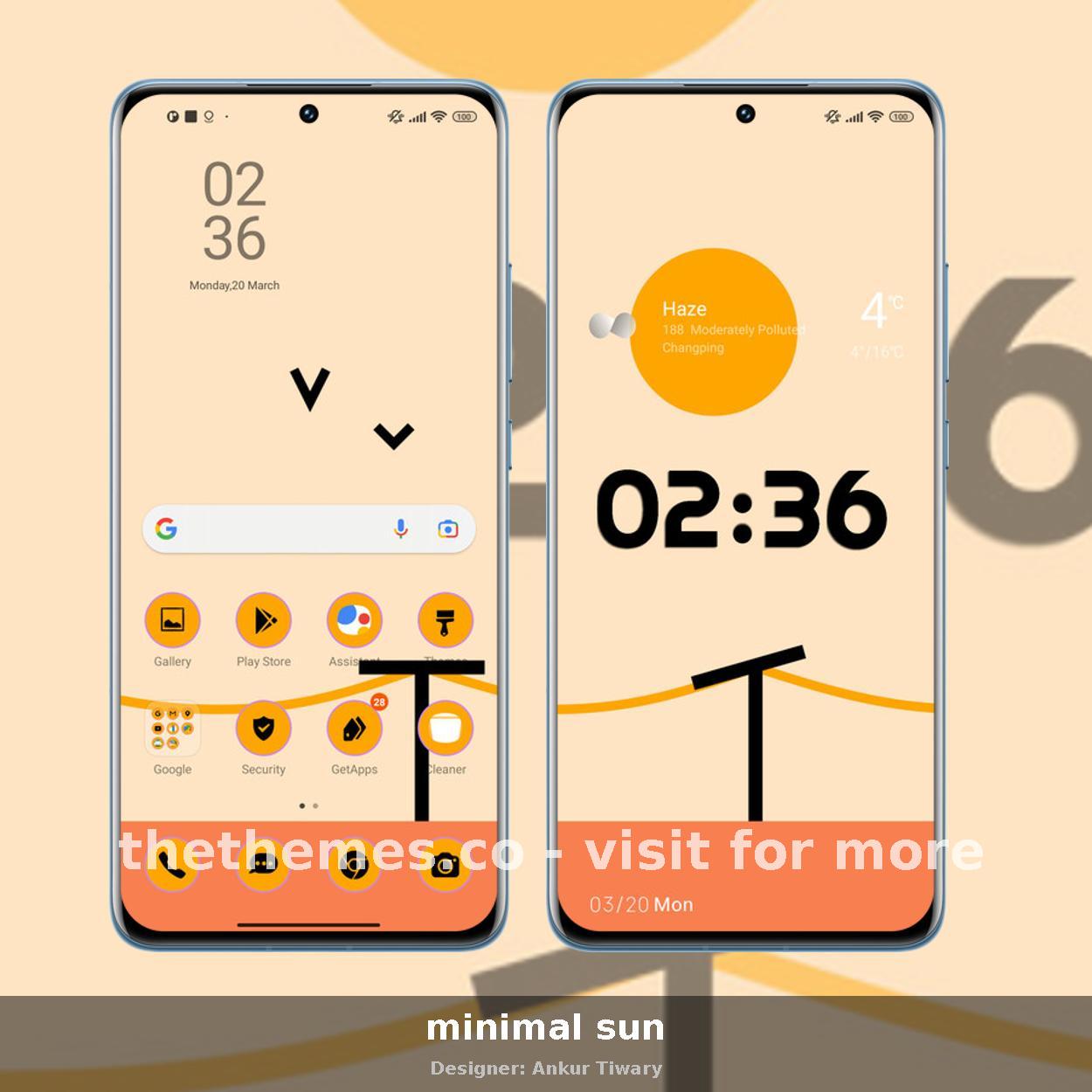 minimal sun