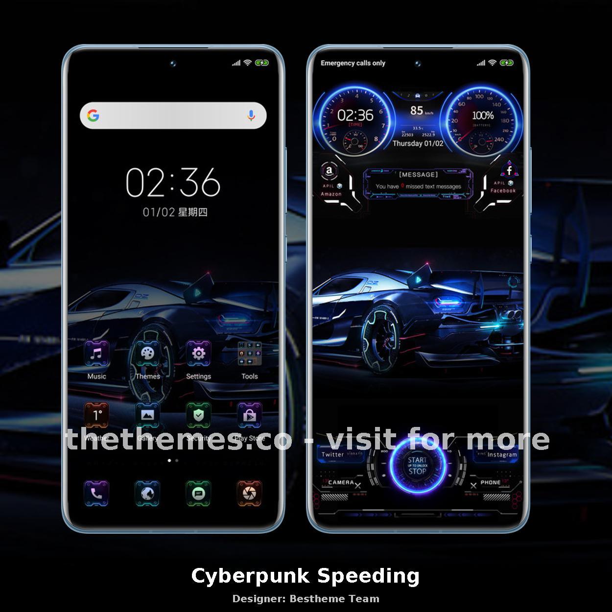 Cyberpunk Speeding