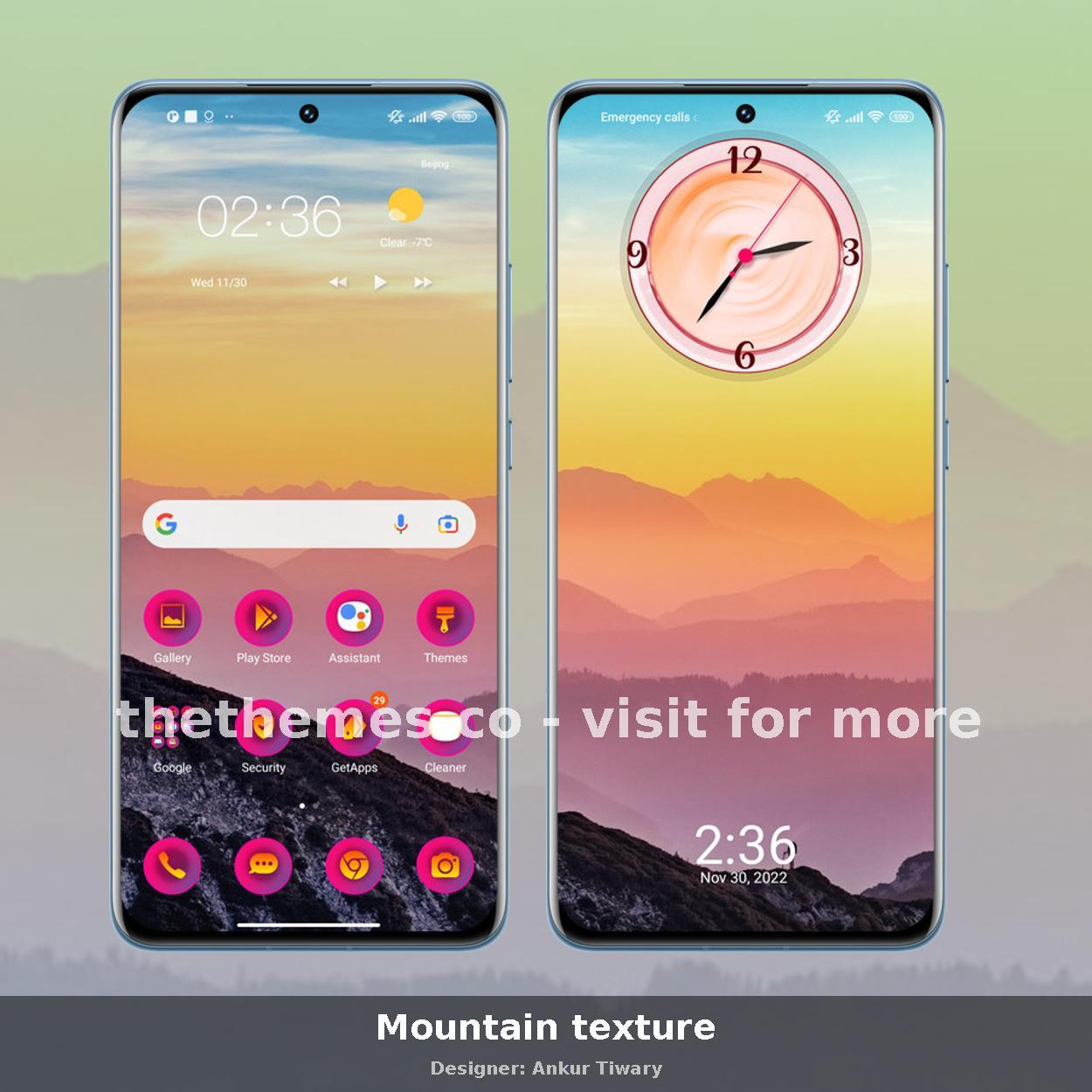 Mountain texture